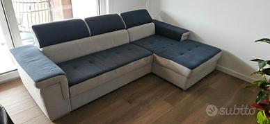 Divano angolare (divano letto e contenitivo)