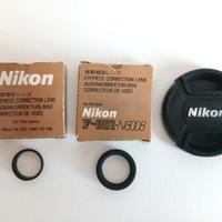 2 oculari con diotrie -2 Nikon fm/801 + tappo 52mm