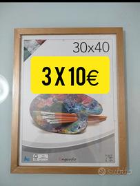 cornice legno 30x40 nuove