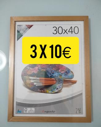 cornice legno 30x40 nuove