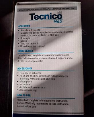 apparecchio per aerosol terapia 