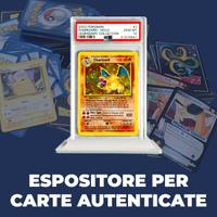 Espositore per carte gradate pokemon magic yugioh