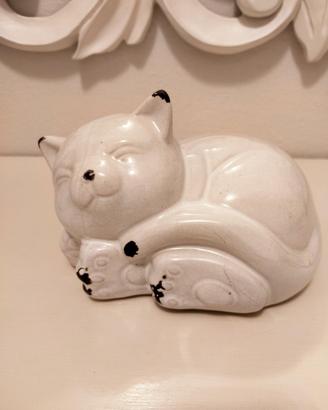 Gattino in ceramica