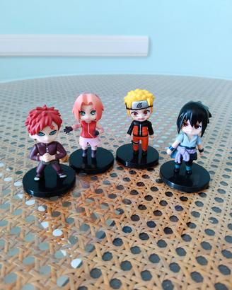 Set 4 Figure Chibi Naruto Sasuke Sakura Gaara