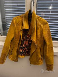 Giacca pelle desigual