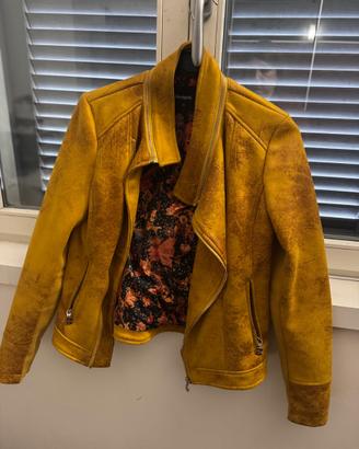 Giacca pelle desigual