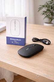 Mouse wireless ricaricabile ultra Slim
