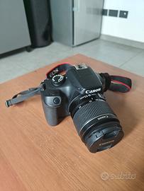 CANON 4000D + EFS DC III, lunghezza focale 18-55 m