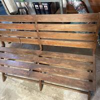 Panchina teak pieghevole