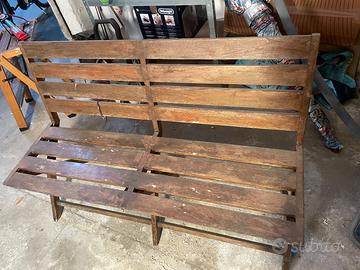 Panchina teak pieghevole