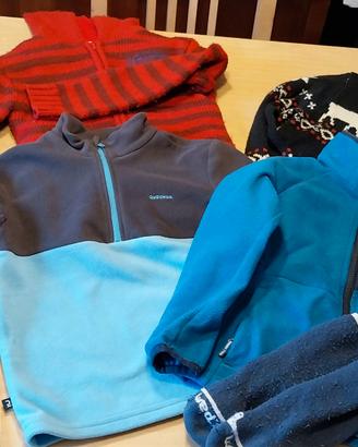 Vestiti invernali bimbo tg 116 122 ( 2€ al pezzo)