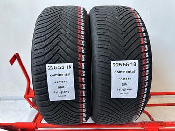 2 gomme 225 55 18 continental 4stagione