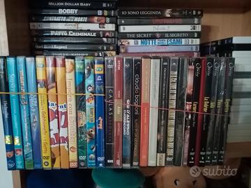 70 dvd tra film, musica classica e giochi.