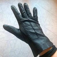 Guanti da donna in vera pelle vintage 