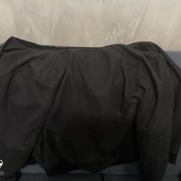 Giacca biker nera taglia S Daniele Alessandrini 