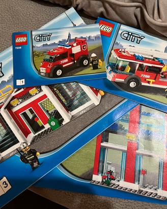 Caserma pompieri lego + altri pezzi pompieri