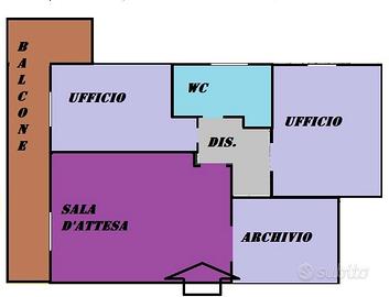 Ufficio al 2 piano con ascensore e posto auto