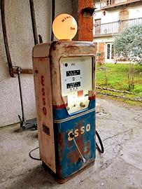 distributore pompa benzina ESSO vintage miscela 