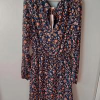 Vestito maniche lunghe fantasia Ovs