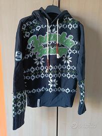 Felpa Frankie Garage vintage anni 2000 S cappuccio