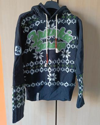 Felpa Frankie Garage vintage anni 2000 S cappuccio