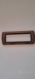 placca BTICINO Living a 7 moduli col. bronzo