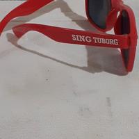 occhiali da sole gadget SING TUBORG ROSSI 
