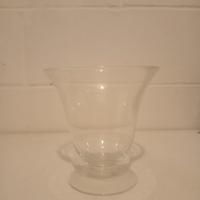 Vaso in vetro trasparente 