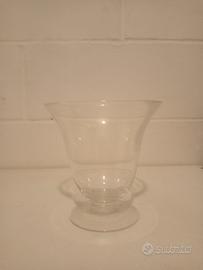 Vaso in vetro trasparente 