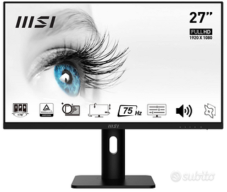 Monitor MSI MP273P Pro 27" IPS 75Hz 4ms