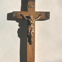 Crocifisso pettorale antico Terra Santa