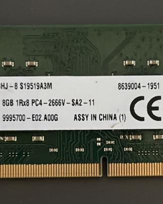 RAM 8 GB DDR4-2400