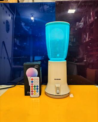 Lampada retrò Girmi Led RGBW  con telecomando.