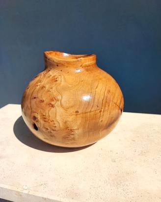 vaso in legno