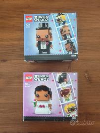 set lego brick Headz sposi nuovi 