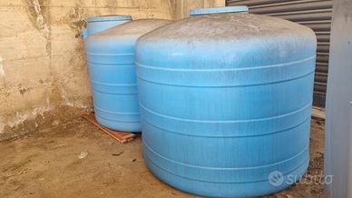 2 serbatoi acqua potabile 1000 lt