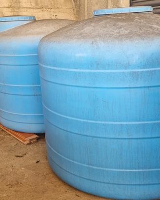 2 serbatoi acqua potabile 1000 lt