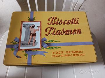 Scatola in latta biscotti Plasmon