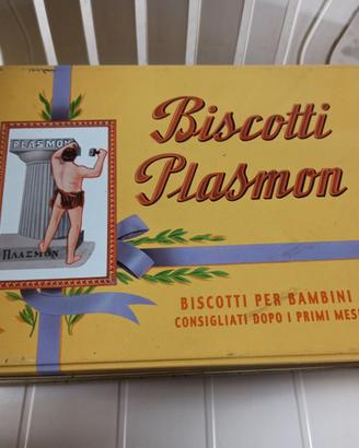 Scatola in latta biscotti Plasmon