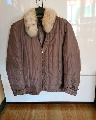 giaccone donna color tortora
