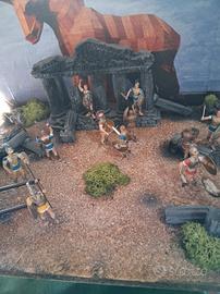 Diorama cavallo di troia 1/32