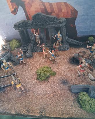 Diorama cavallo di troia 1/32