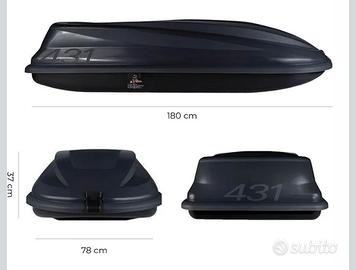 box bagagliaio per tetto auto