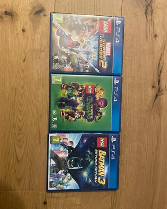 3 videogiochi per ps4