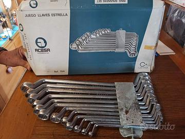 Acesa Set Chiavi Poligonali 12 pz. Acciaio Chrome-