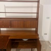 Credenza e libreria teak svedese