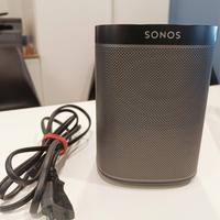 2 perfette casse Sonos Play1 nere + scatola e cavi