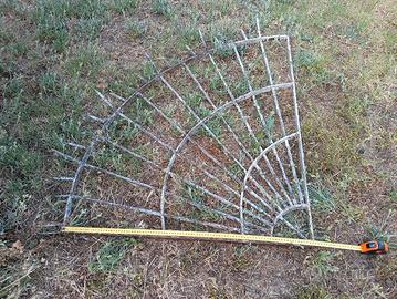 Grate di sicurezza, Divisori, Raggiere ferro pieno