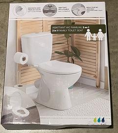 Tavoletta wc con adattatore e sistema soft close