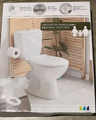 Tavoletta wc con adattatore e sistema soft close